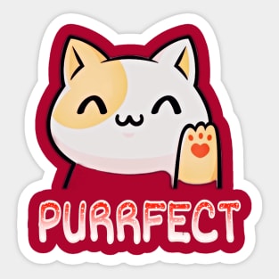 Purrfect Sticker